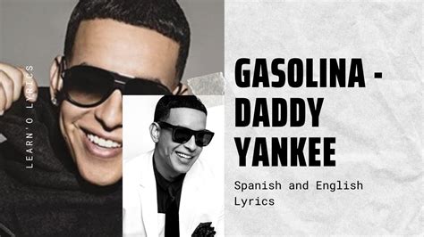 daddy yankee gasolina lyrics